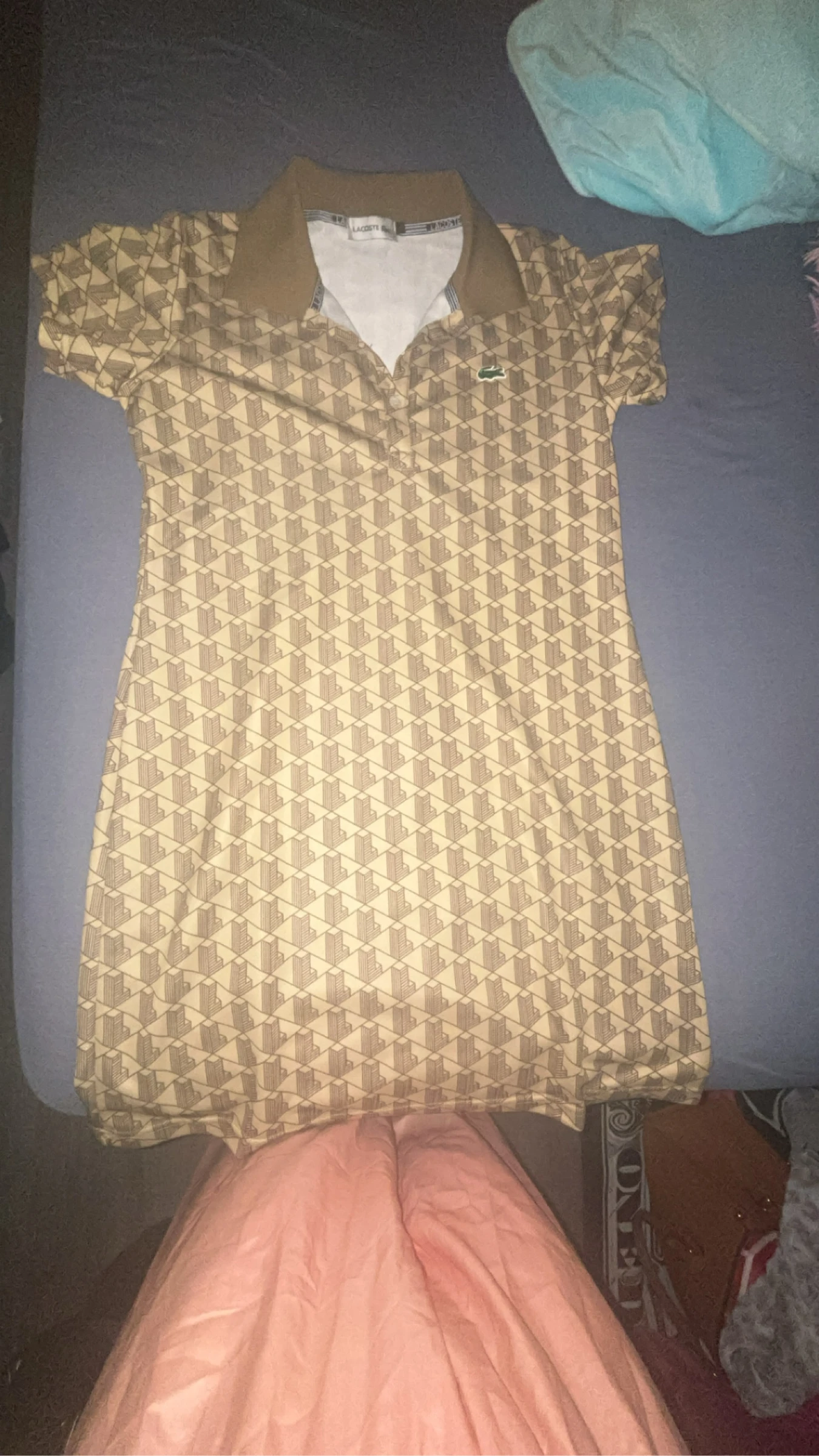 Robe inspi Lacoste monogramme